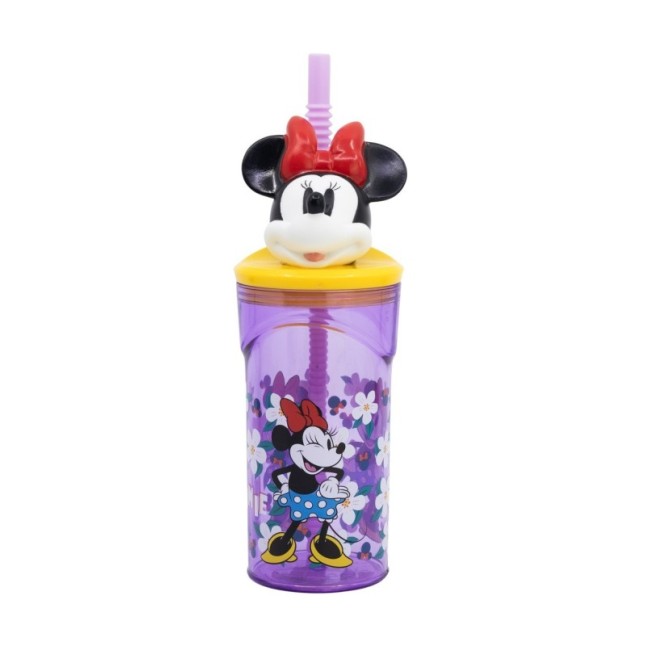 MINNIE – Borraccia con personaggio 3D 20cm – Minnie Sunshine 360ml…x12